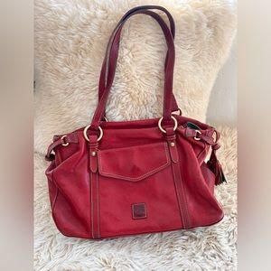 Dooney and Burke red purse